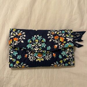 Vera Bradley Bag - Crossbody Purse/Wallet (Blue/Floral)